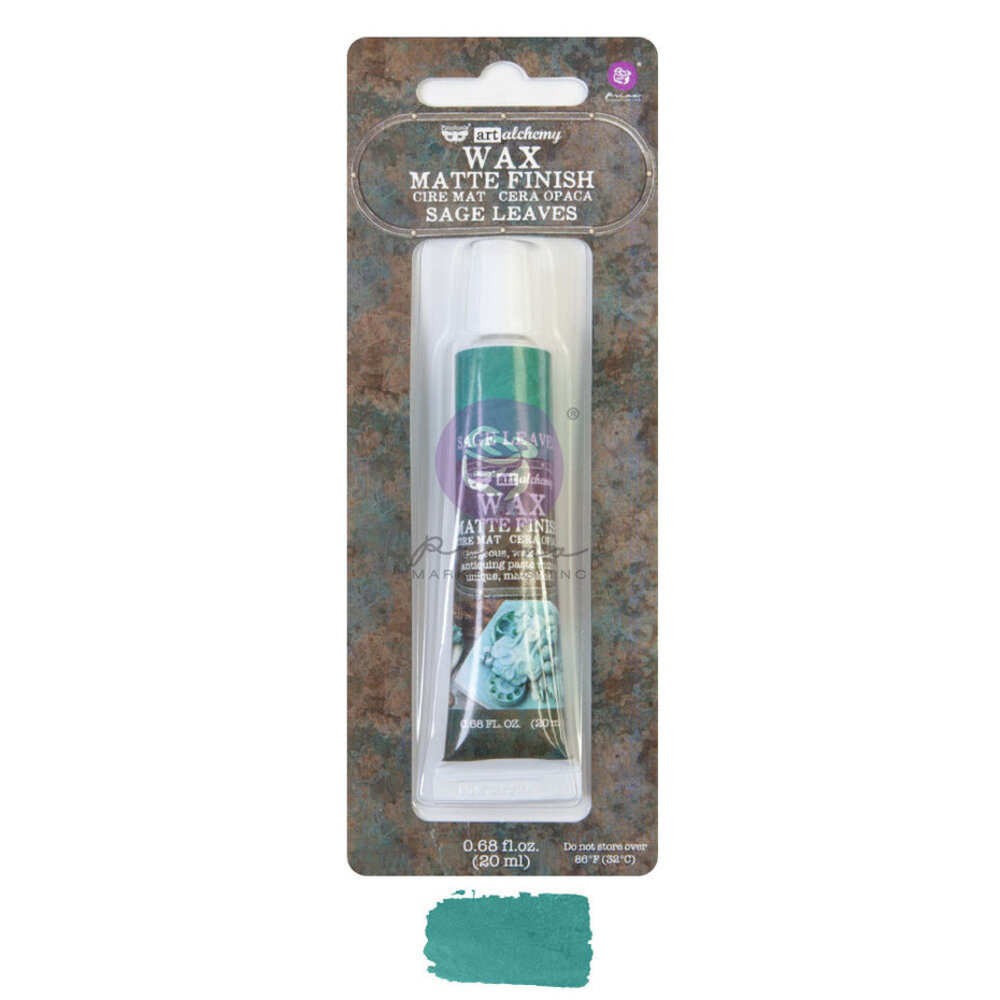 Prima Marketing Inc Finnabair Art Alchemy Matte Wax Sage Leaves (968717)