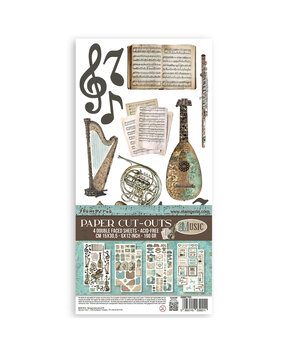 Stamperia Music Paper Cut-outs (SBBCT05)