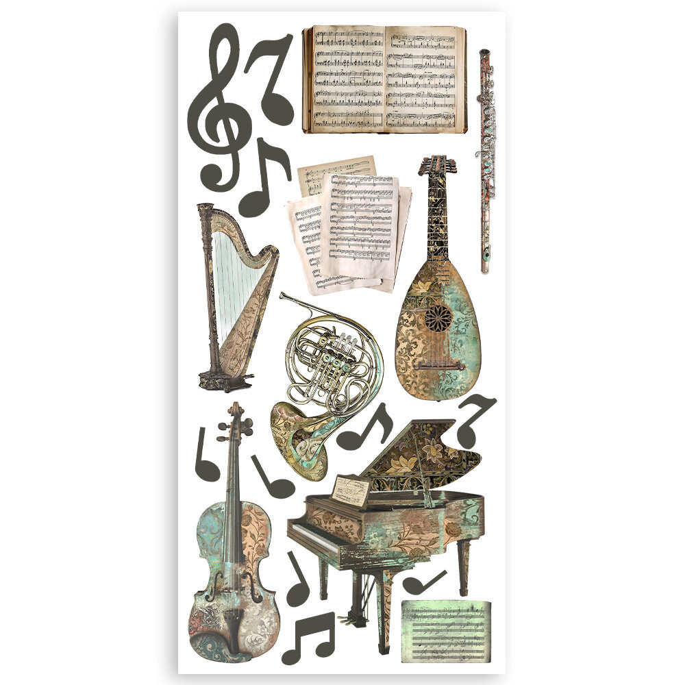 Stamperia Music Paper Cut-outs (SBBCT05)