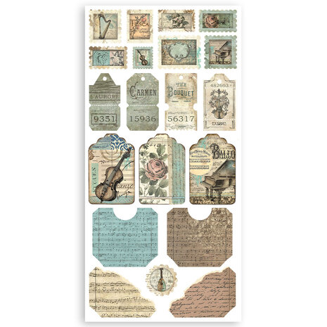 Stamperia Music Paper Cut-outs (SBBCT05)