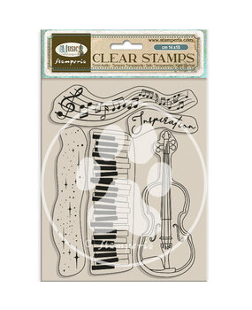 Stamperia Music Clear Stamps Violin (WTK204) Stamperia Music Clear Stamps Violin (WTK204)