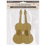 Stamperia Music MDF Crafty Shapes Blanks Violin (KLSM28)*