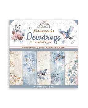 Stamperia Create Happiness Dewdrops 8x8 Inch Paper Pack (SBBS119) Stamperia Create Happiness Dewdrops 8x8 Inch Paper Pack (SBBS119)