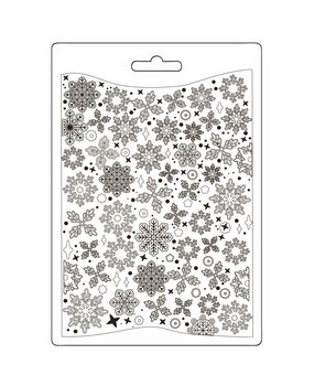 Stamperia Create Happiness Dewdrops Soft Mould A5 Snowflakes (K3PTA5664)* Stamperia Create Happiness Dewdrops Soft Mould A5 Snowflakes (K3PTA5664)*