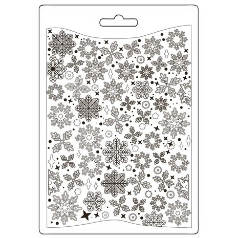 Stamperia Create Happiness Dewdrops Soft Mould A5 Snowflakes (K3PTA5664) Stamperia Create Happiness Dewdrops Soft Mould A5 Snowflakes (K3PTA5664)