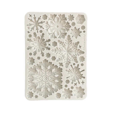 Stamperia Create Happiness Dewdrops Silicon Mould A5 Snowflakes (KACMA545) Stamperia Create Happiness Dewdrops Silicon Mould A5 Snowflakes (KACMA545)