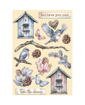 Stamperia Create Happiness Dewdrops Wooden Shapes A5 (KLSP176) Stamperia Create Happiness Dewdrops Wooden Shapes A5 (KLSP176)