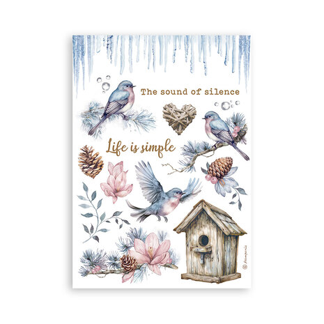 Stamperia Create Happiness Dewdrops A5 Washi Pad (SBW13)