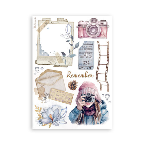 Stamperia Create Happiness Dewdrops A5 Washi Pad (SBW13)