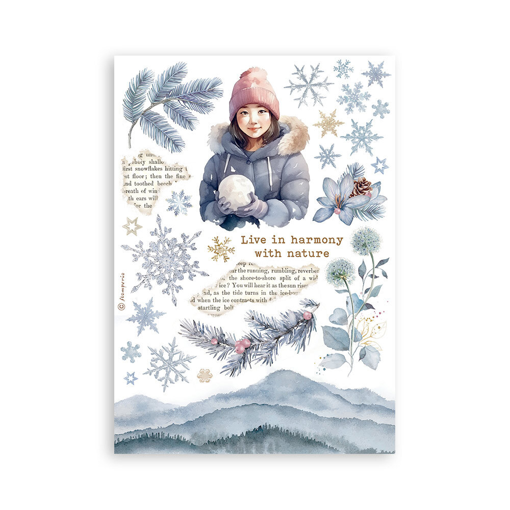 Stamperia Create Happiness Dewdrops A5 Washi Pad (SBW13)