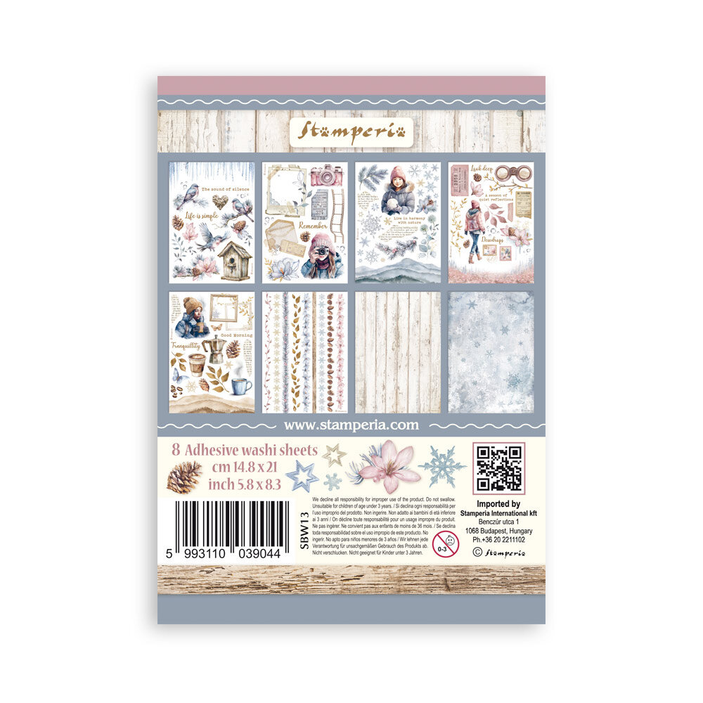 Stamperia Create Happiness Dewdrops A5 Washi Pad (SBW13)