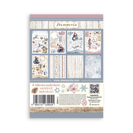 Stamperia Create Happiness Dewdrops A5 Washi Pad (SBW13)