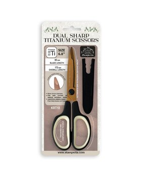 Stamperia Create Happiness Dual Sharp Titanium Scissors (KRT18)