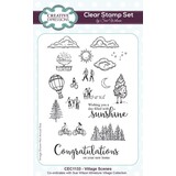 Creative Expressions Sue Wilson Clear Stamp A6 Village Scenes (CEC1133)