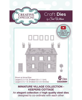 Creative Expressions Sue Wilson Craft Die Miniature Village Keepers Cottage (CED23084) Creative Expressions Sue Wilson Craft Die Miniature Village Keepers Cottage (CED23084)