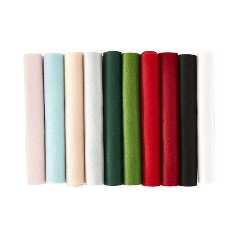 Spellbinders Merino Wool Felt Sheets Holiday Collection (FS-001) Spellbinders Merino Wool Felt Sheets Holiday Collection (FS-001)