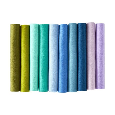 Spellbinders Merino Wool Felt Sheets Cool Collection (FS-003) Spellbinders Merino Wool Felt Sheets Cool Collection (FS-003)