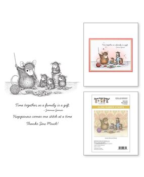 Spellbinders House-Mouse Designs Sew Sweet Cling Rubber Stamp (RSC-042) Spellbinders House-Mouse Designs Sew Sweet Cling Rubber Stamp (RSC-042)