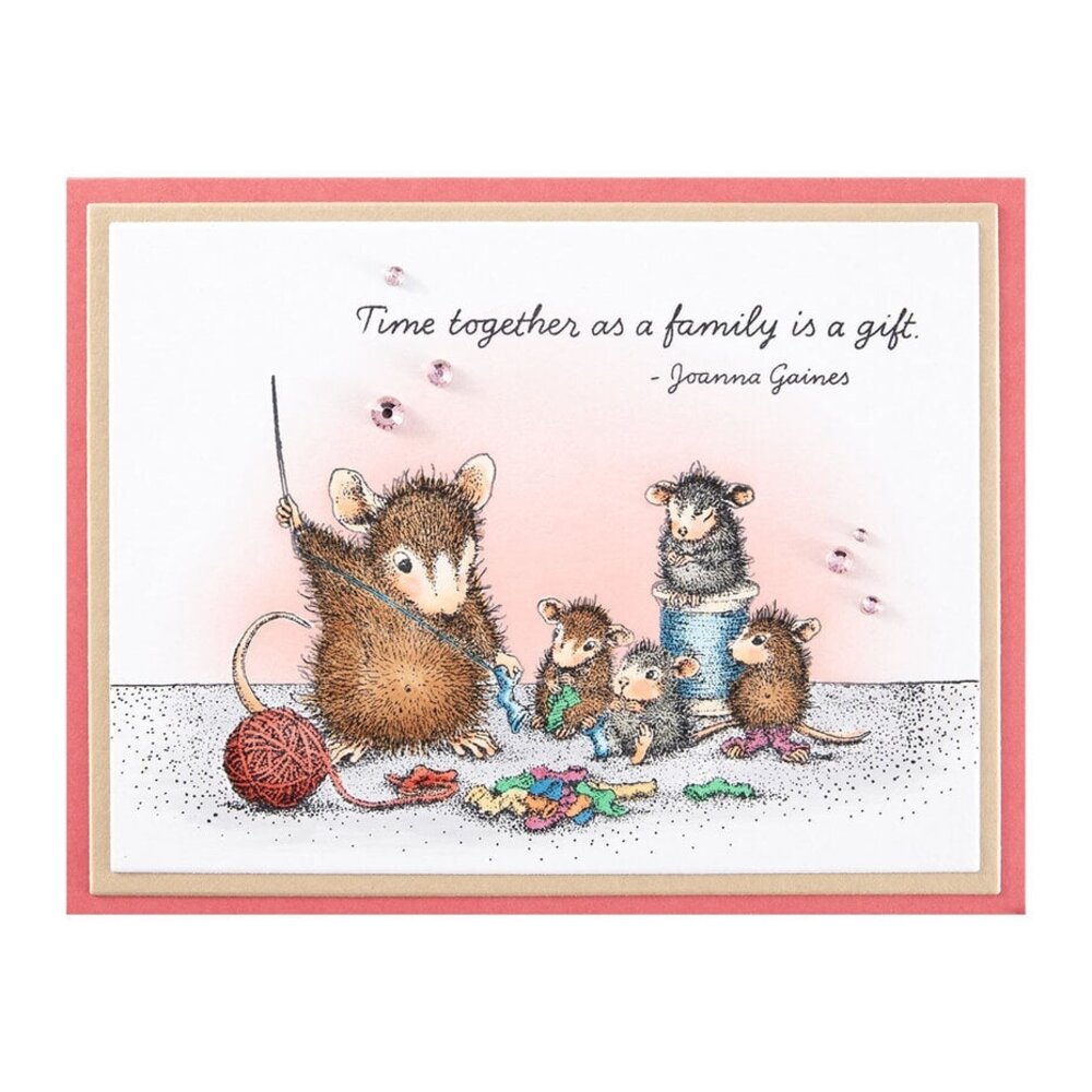 Spellbinders House-Mouse Designs Sew Sweet Cling Rubber Stamp (RSC-042) Spellbinders House-Mouse Designs Sew Sweet Cling Rubber Stamp (RSC-042)