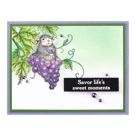 Spellbinders House-Mouse Designs Cheers Cling Rubber Stamp (RSC-043) Spellbinders House-Mouse Designs Cheers Cling Rubber Stamp (RSC-043)