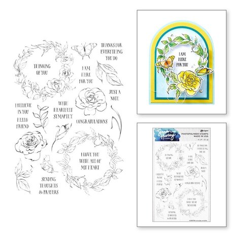 Spellbinders Everyday Wreaths Stamp and Die Bundle (BD-0916) Spellbinders Everyday Wreaths Stamp and Die Bundle (BD-0916)