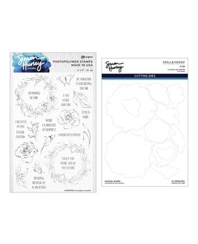 Spellbinders Everyday Wreaths Stamp and Die Bundle (BD-0916) Spellbinders Everyday Wreaths Stamp and Die Bundle (BD-0916)