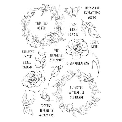 Spellbinders Everyday Wreaths Stamp and Die Bundle (BD-0916) Spellbinders Everyday Wreaths Stamp and Die Bundle (BD-0916)