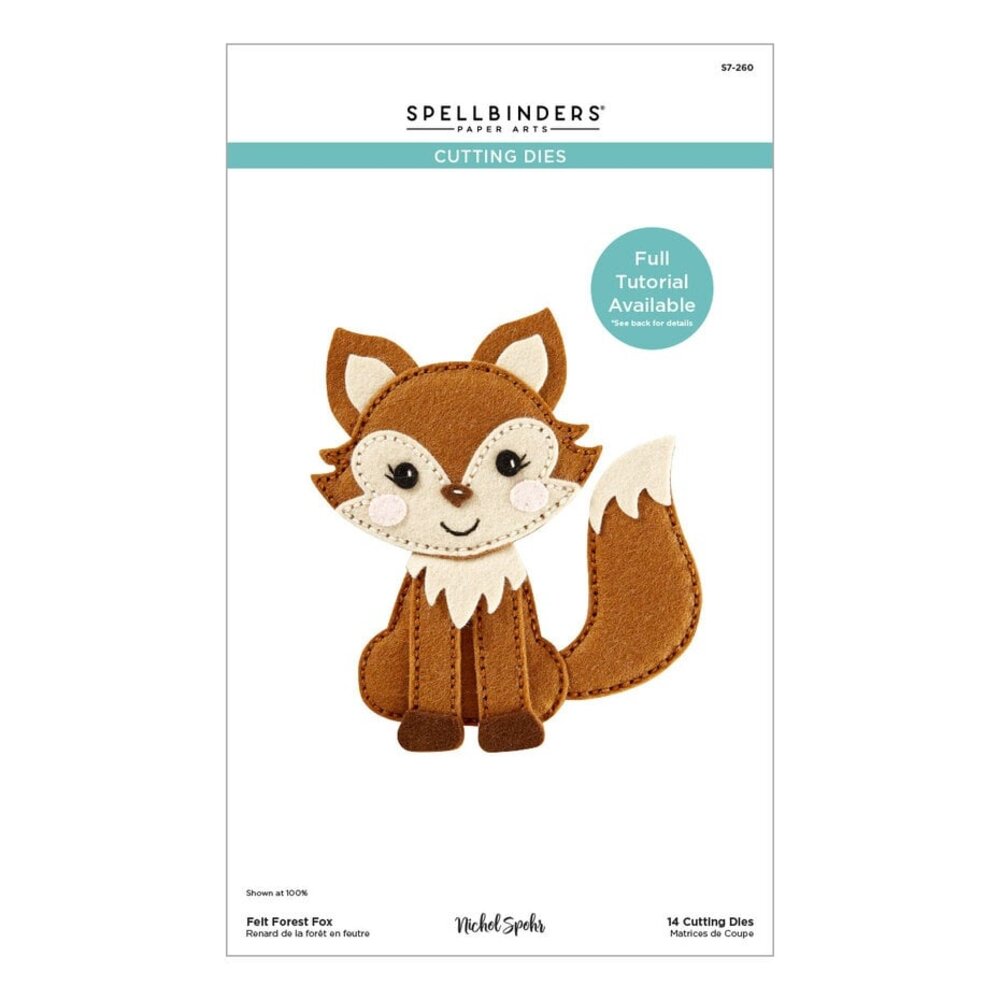 Spellbinders Felt Stitch & Create Felt Forest Fox Dies (S7-260) Spellbinders Felt Stitch & Create Felt Forest Fox Dies (S7-260)
