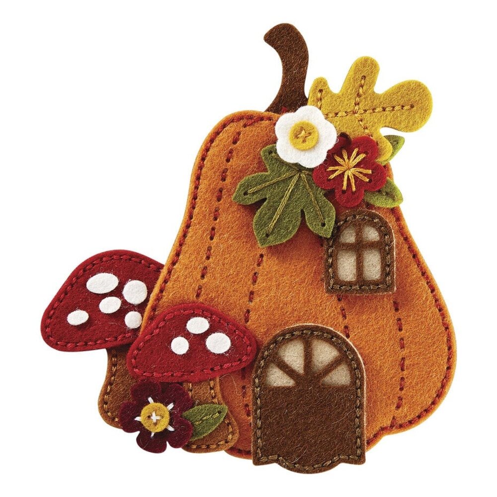 Spellbinders Felt Stitch & Create Felt Pumpkin Lane House Dies (S7-261) Spellbinders Felt Stitch & Create Felt Pumpkin Lane House Dies (S7-261)