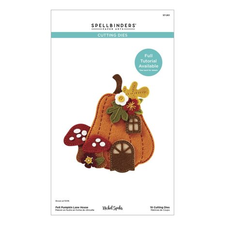 Spellbinders Felt Stitch & Create Felt Pumpkin Lane House Dies (S7-261) Spellbinders Felt Stitch & Create Felt Pumpkin Lane House Dies (S7-261)