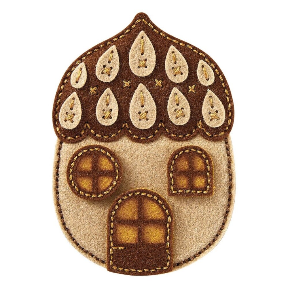 Spellbinders Felt Stitch & Create Felt Autumn Acorn House Dies (S7-263) Spellbinders Felt Stitch & Create Felt Autumn Acorn House Dies (S7-263)
