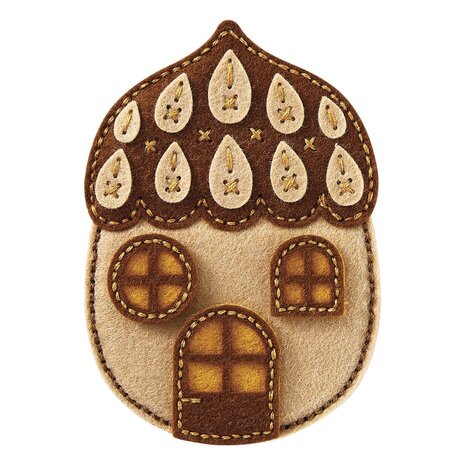 Spellbinders Felt Stitch & Create Felt Autumn Acorn House Dies (S7-263) Spellbinders Felt Stitch & Create Felt Autumn Acorn House Dies (S7-263)