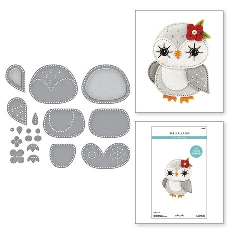 Spellbinders Felt Stitch & Create Felt Snowy Owl Dies (S7-264) Spellbinders Felt Stitch & Create Felt Snowy Owl Dies (S7-264)