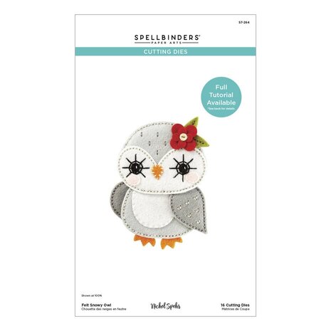 Spellbinders Felt Stitch & Create Felt Snowy Owl Dies (S7-264) Spellbinders Felt Stitch & Create Felt Snowy Owl Dies (S7-264)