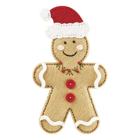 Spellbinders Felt Stitch & Create Felt Gingerbread Boy & Girl Dies (S7-265) Spellbinders Felt Stitch & Create Felt Gingerbread Boy & Girl Dies (S7-265)