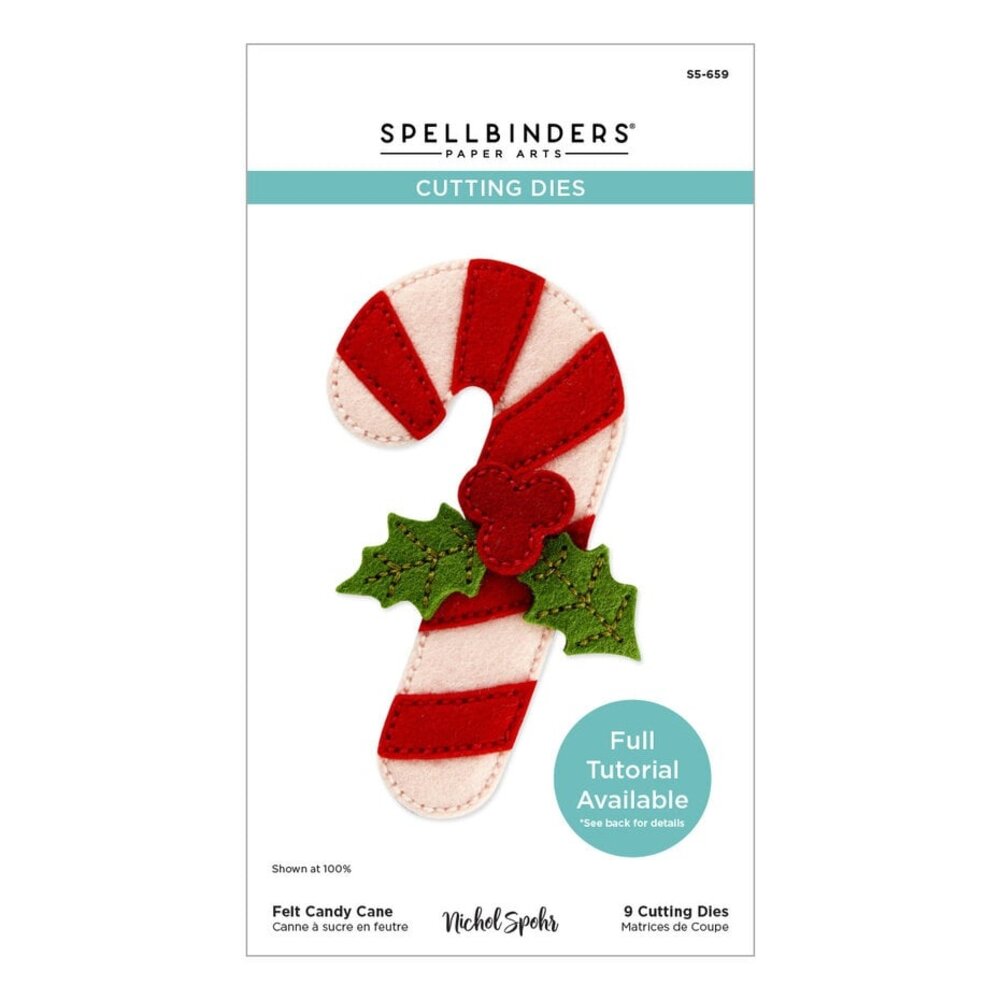 Spellbinders Felt Stitch & Create Felt Candy Cane Dies (S5-659) Spellbinders Felt Stitch & Create Felt Candy Cane Dies (S5-659)