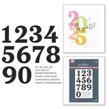 Spellbinders Color Mix Celebrations Bold Color Mix Numbers Press Plates (BP-243)