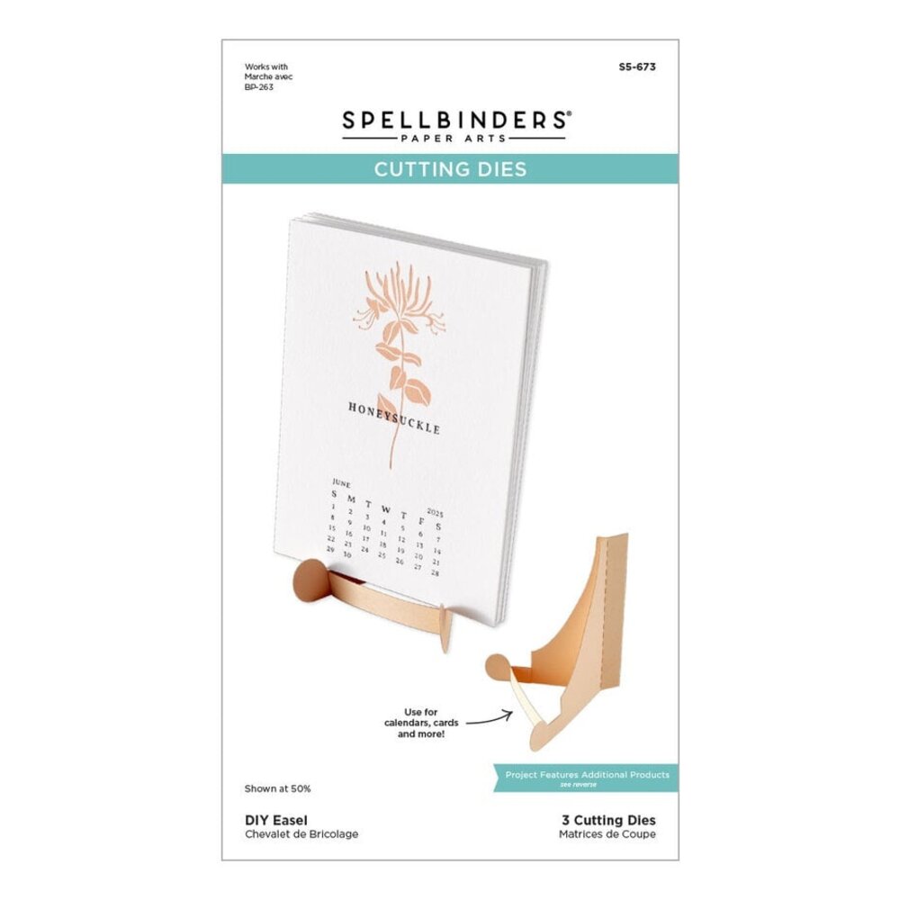 Spellbinders Florals Through the Year DIY Easel Dies (S5-673)