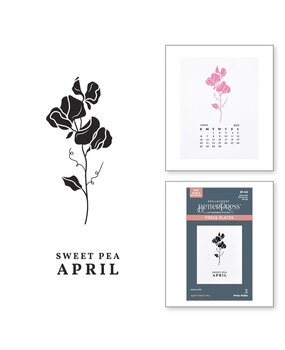 Spellbinders Florals Through the Year April Sweet Pea Press Plates (BP-248) Spellbinders Florals Through the Year April Sweet Pea Press Plates (BP-248)