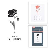 Spellbinders Florals Through the Year August Poppy Press Plates (BP-252)