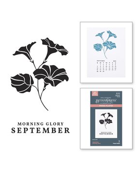 Spellbinders Florals Through the Year September Morning Glory Press Plates (BP-253)