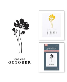 Spellbinders Florals Through the Year October Cosmos Press Plates (BP-254) Spellbinders Florals Through the Year October Cosmos Press Plates (BP-254)