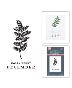 Spellbinders Florals Through the Year December Holly Berry Press Plates (BP-256) Spellbinders Florals Through the Year December Holly Berry Press Plates (BP-256)