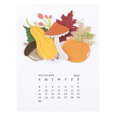 Spellbinders Florals Through the Year 2025 DIY Calendar Press Plates (BP-263) Spellbinders Florals Through the Year 2025 DIY Calendar Press Plates (BP-263)