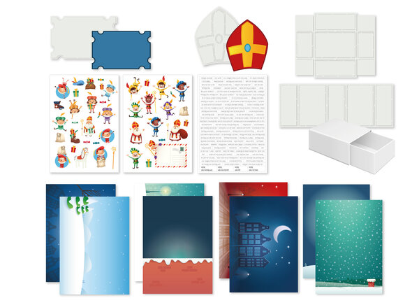 Dutch Doobadoo Limited Edition Crafty Kit Knippen en Plakken met Jaap Sint en Piet (473.013.007) Dutch Doobadoo Limited Edition Crafty Kit Knippen en Plakken met Jaap Sint en Piet (473.013.007)