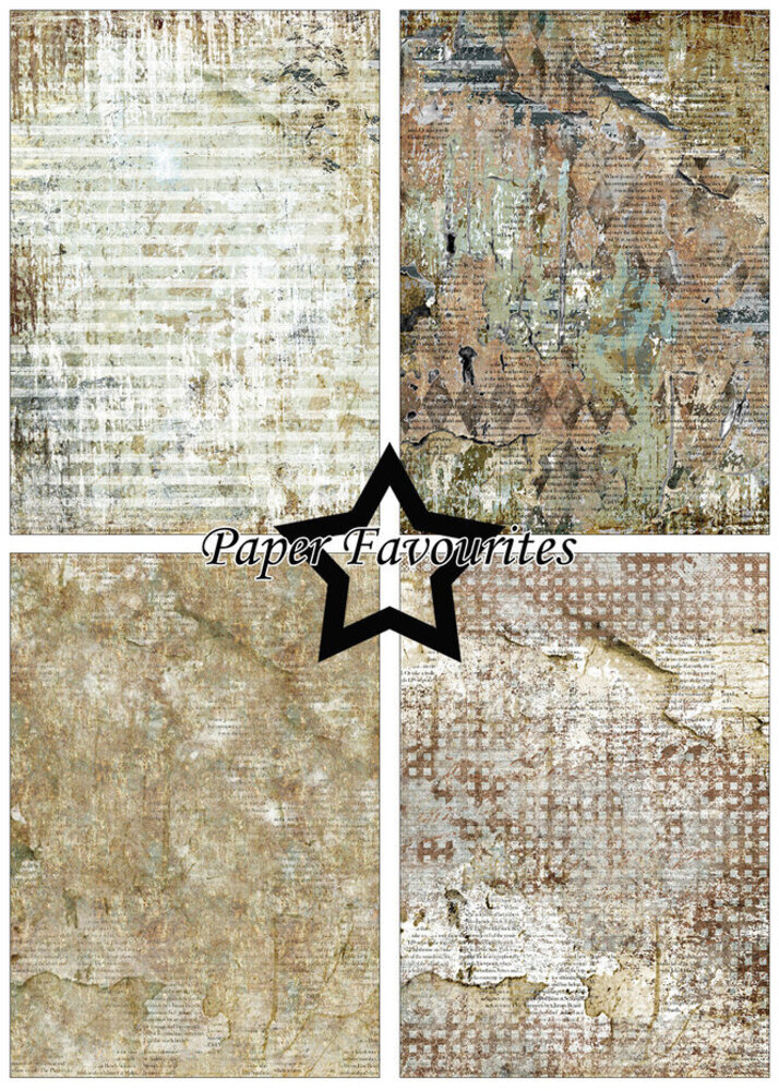 Paper Favourites Grunge A5 Paper Pack (PFA159)