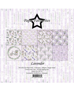 Paper Favourites Lavender 12x12 Inch Paper Pack (PF719)* Paper Favourites Lavender 12x12 Inch Paper Pack (PF719)*