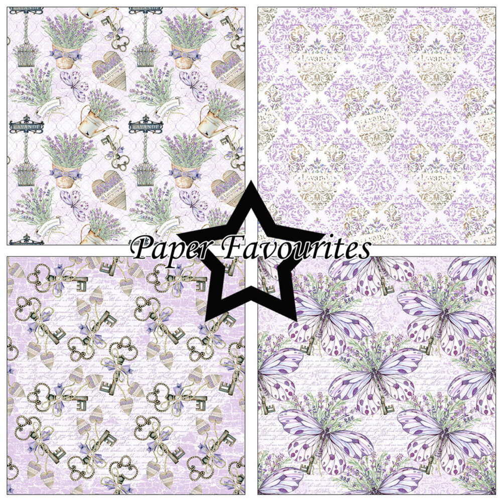 Paper Favourites Lavender 12x12 Inch Paper Pack (PF719)