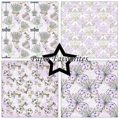 Paper Favourites Lavender 12x12 Inch Paper Pack (PF719)