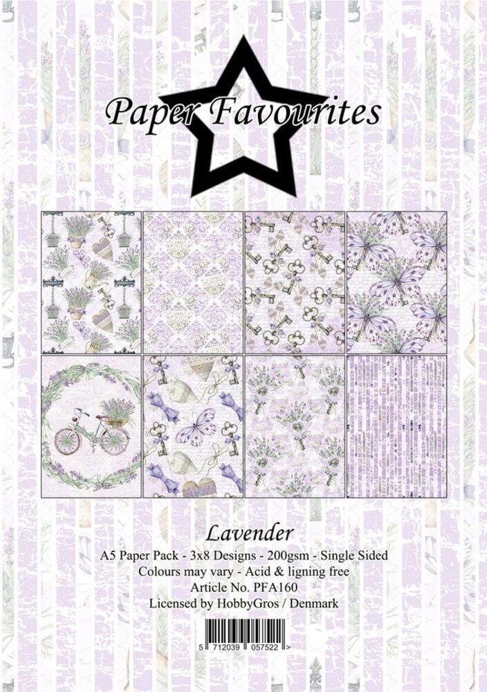 Paper Favourites Lavender A5 Paper Pack (PFA160) Paper Favourites Lavender A5 Paper Pack (PFA160)